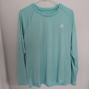adidas Mint Green Golf Performance Top